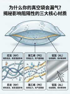 为什么你的真空袋会漏气？揭秘影响阻隔性的三大核...