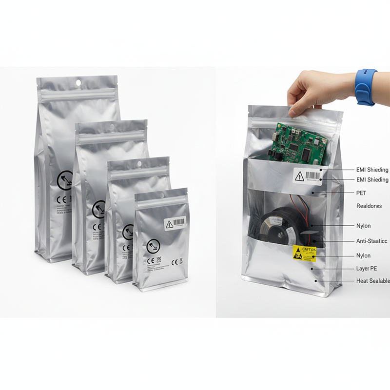 防静电铝箔袋与电磁屏蔽袋