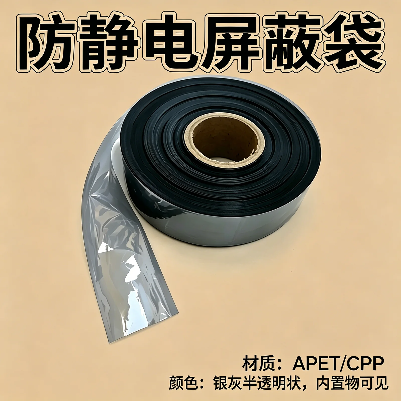 防静电屏蔽卷料APET CPP结构展示
