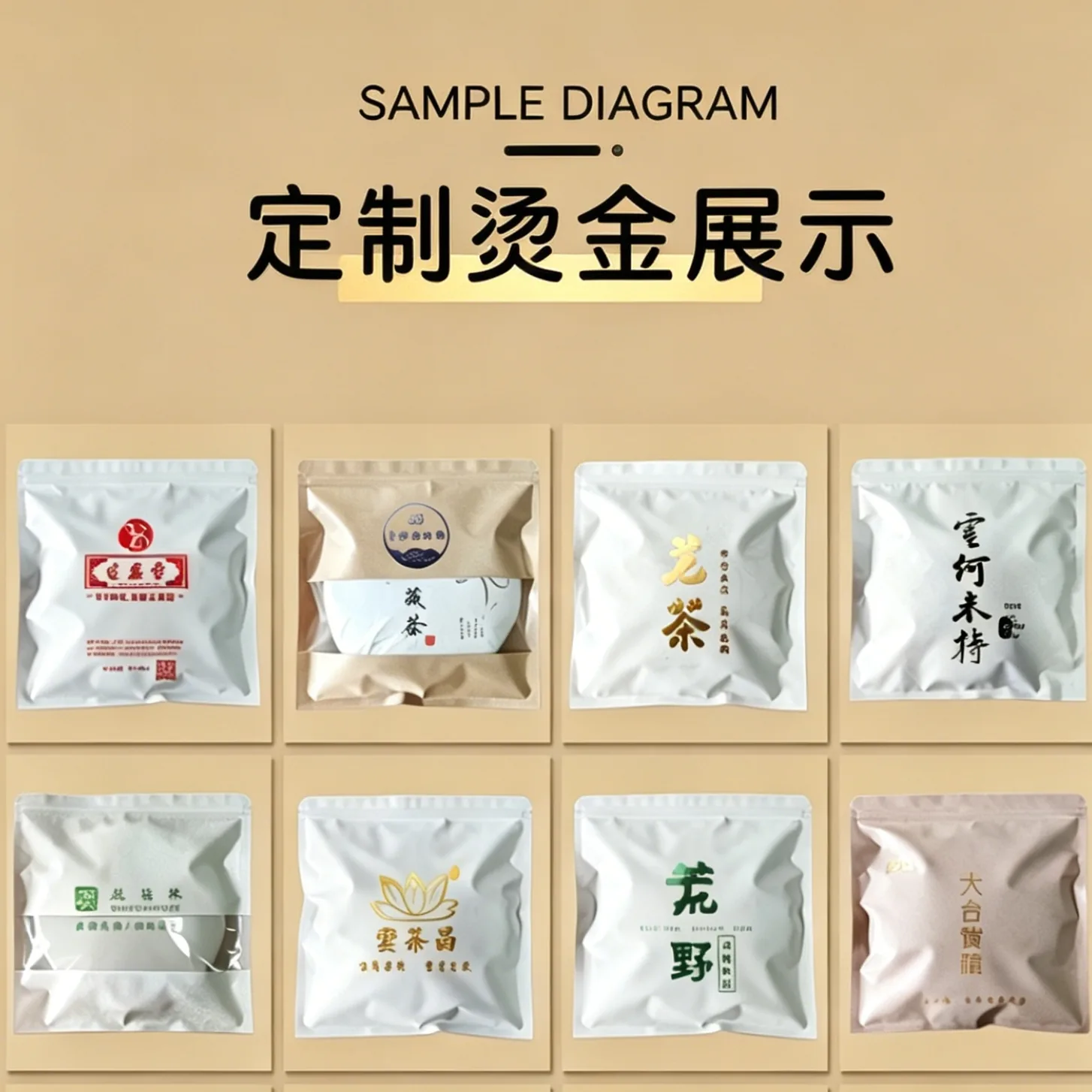 茶饼铝箔自封袋产品图3
