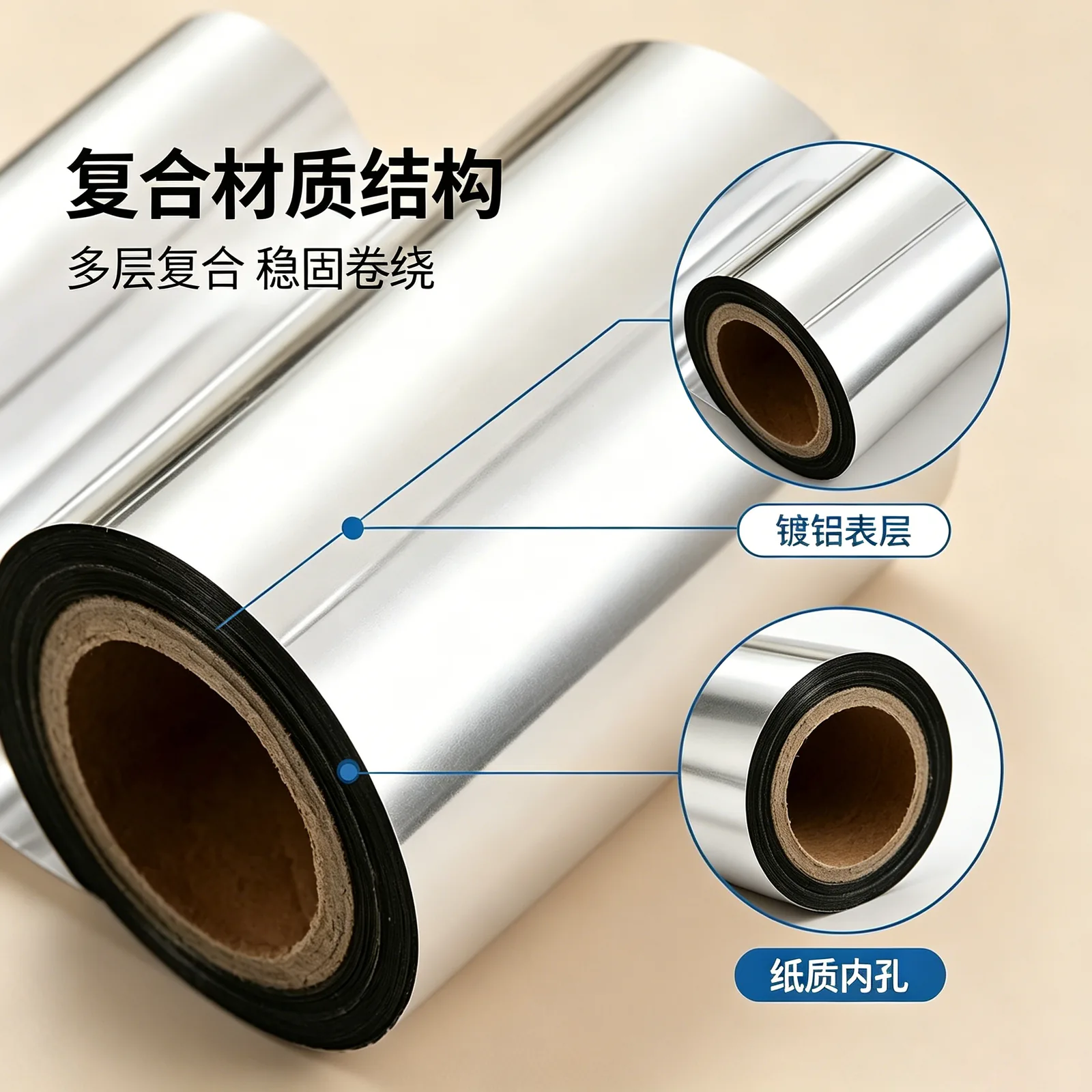 镀铝编织膜产品图3