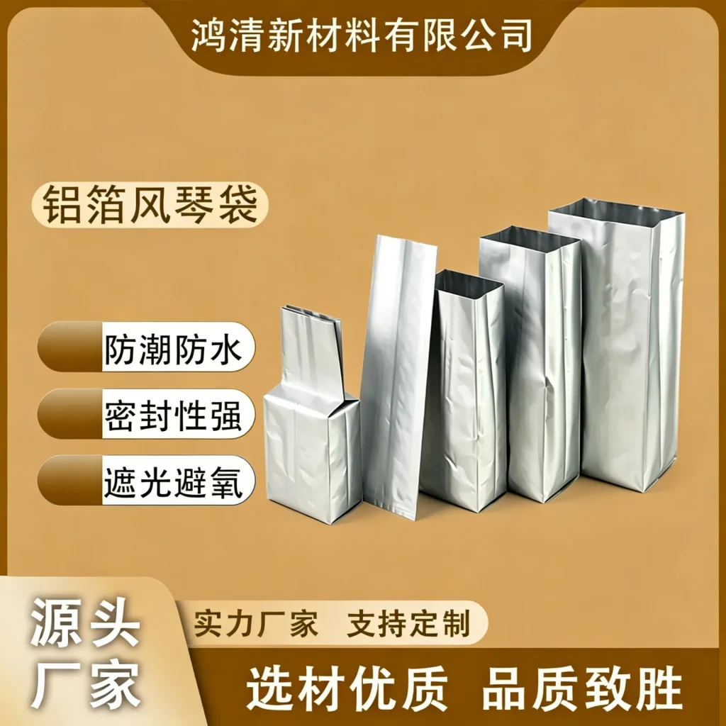 铝箔风琴袋厂家_现货支持尺寸材料印刷定制