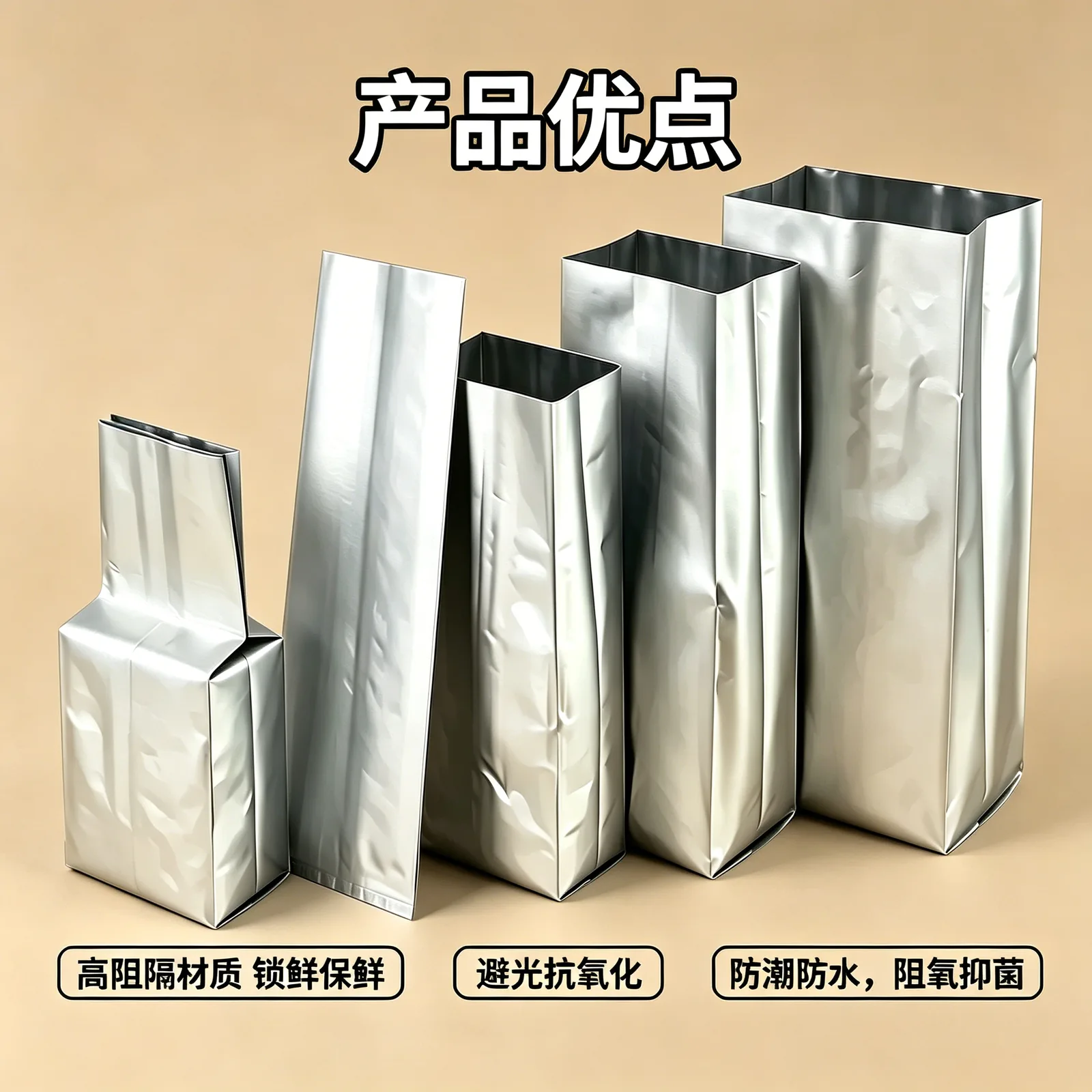 铝箔风琴袋详情图3