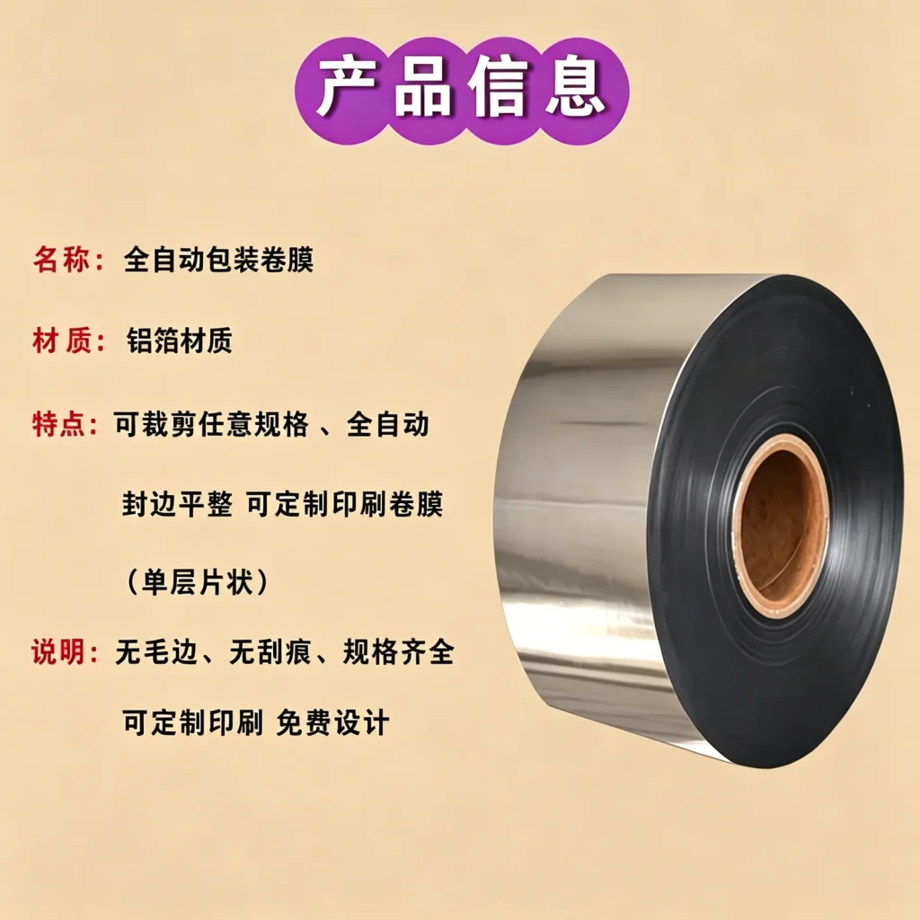 铝箔膜厂家_现货支持尺寸材料印刷定制
