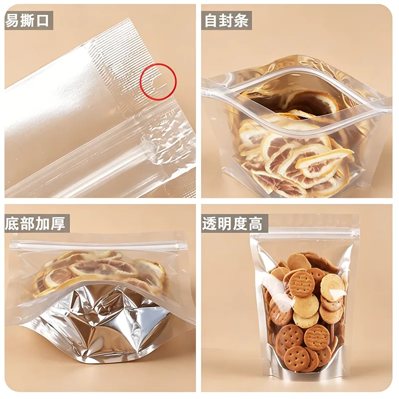 镀铝阴阳自立自封袋详情图4