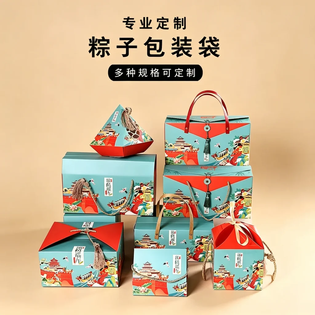 粽子礼盒厂家_现货支持尺寸材料印刷定制