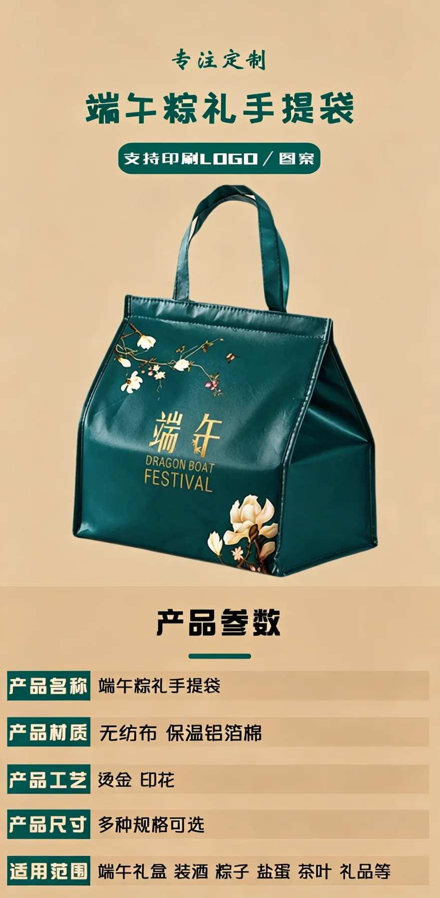无纺布手提保温袋详情图1