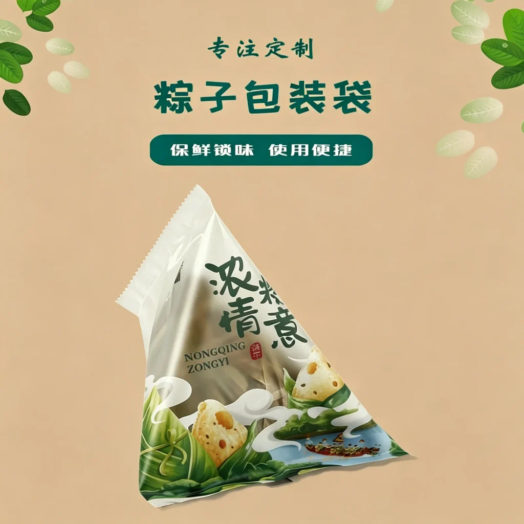 单个粽子包装袋厂家_现货支持尺寸材料印刷定制