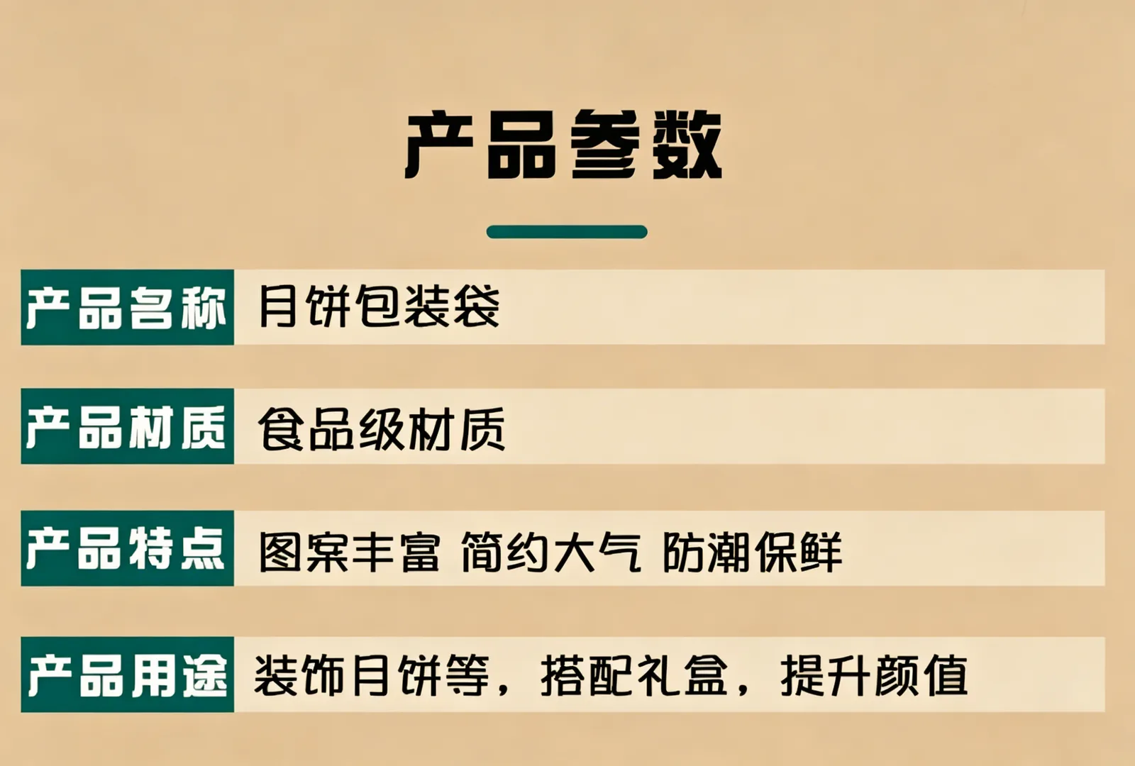 月饼包装袋详情图1